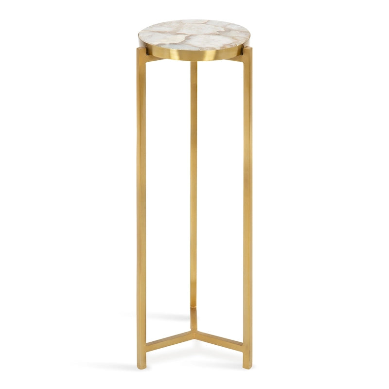 Kate and Laurel Aguilar Glam Drink Table - 9x9x23 42