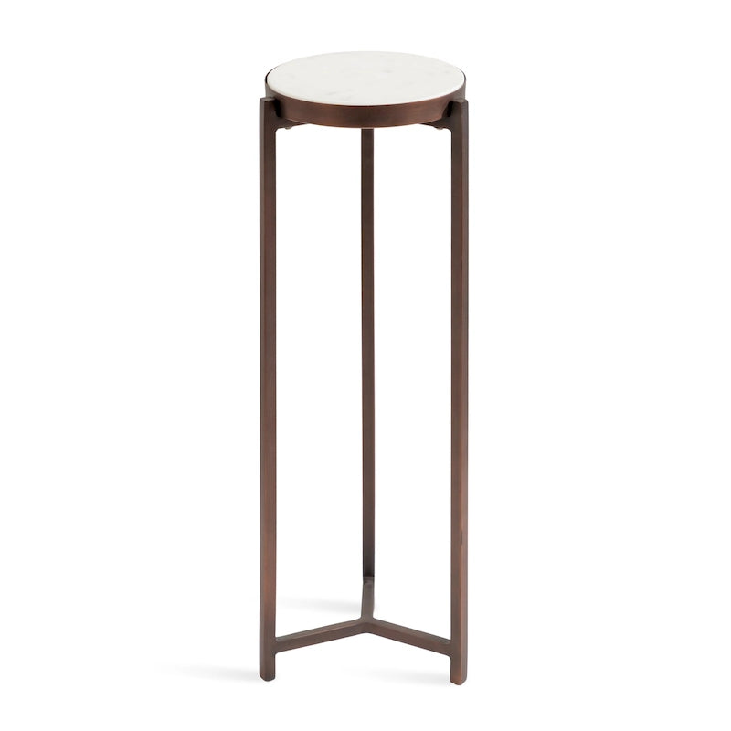 Kate and Laurel Aguilar Glam Drink Table - 9x9x23 48