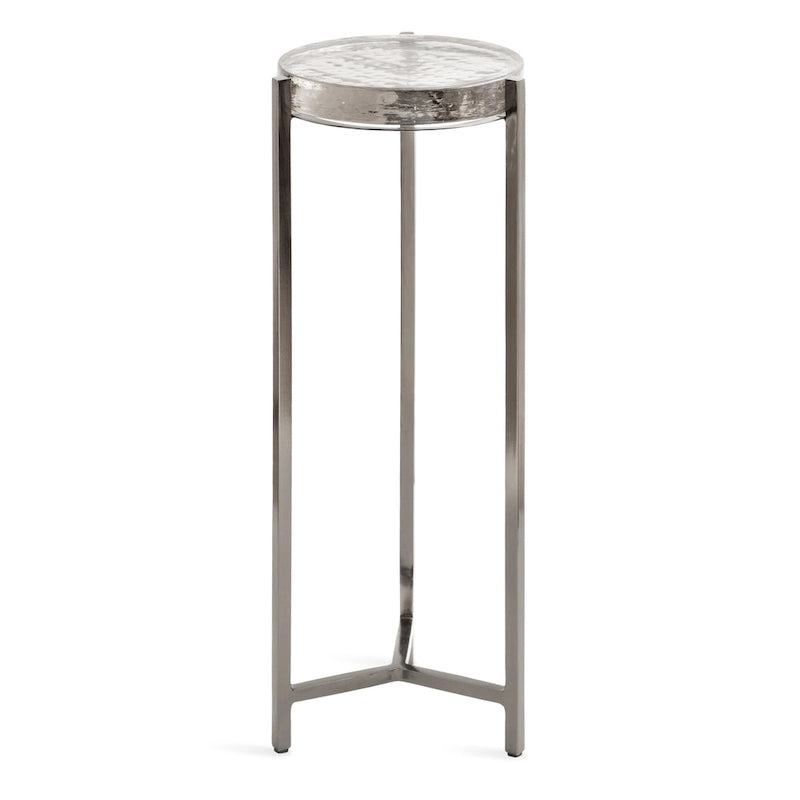 Kate and Laurel Aguilar Glam Drink Table - 9x9x23 30