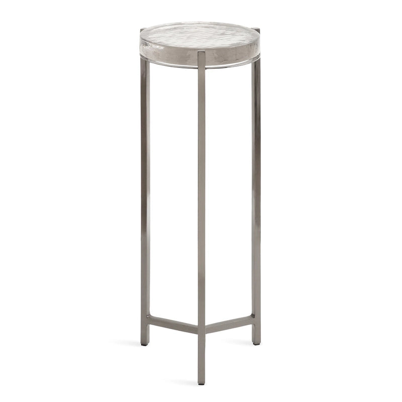 Kate and Laurel Aguilar Glam Drink Table - 9x9x23 34