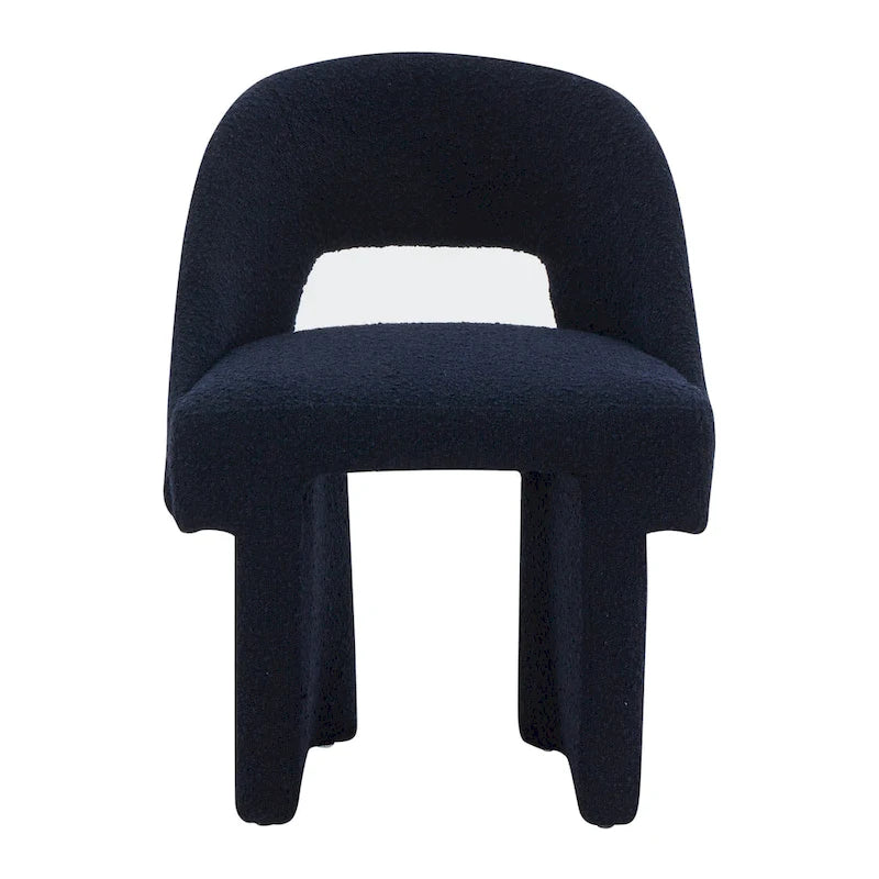 Boucle Modern Elegant Upholstered Accent Chair with MDF Wood Frame for Home Office Living Room & Bedroom 8