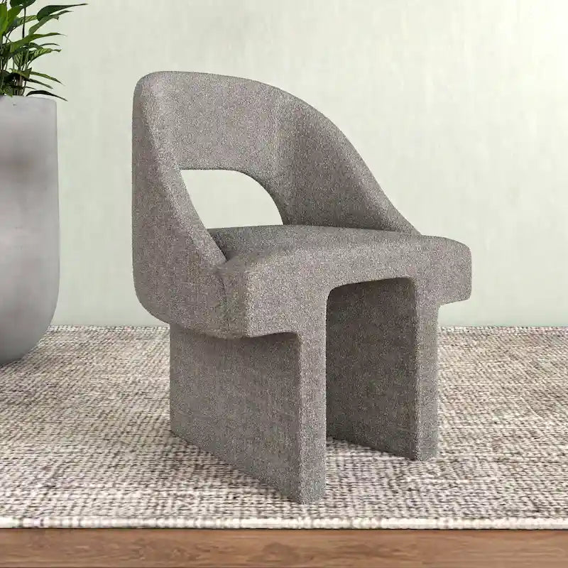 Boucle Modern Elegant Upholstered Accent Chair with MDF Wood Frame for Home Office Living Room & Bedroom 13