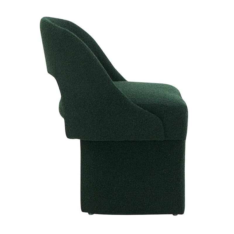 Boucle Modern Elegant Upholstered Accent Chair with MDF Wood Frame for Home Office Living Room & Bedroom 29