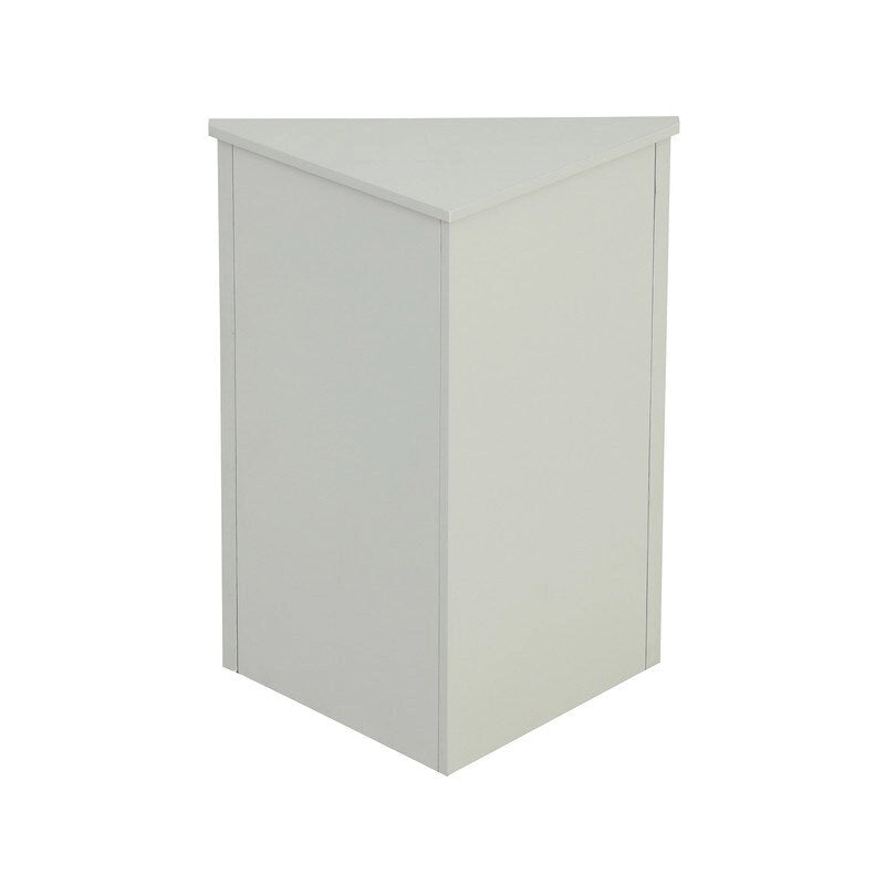 Corner Triangle Bathroom Storage Cabinet with Adjustable Shelves, Freestanding Floor Cabinet, Accent Cabinet for Living Room 13