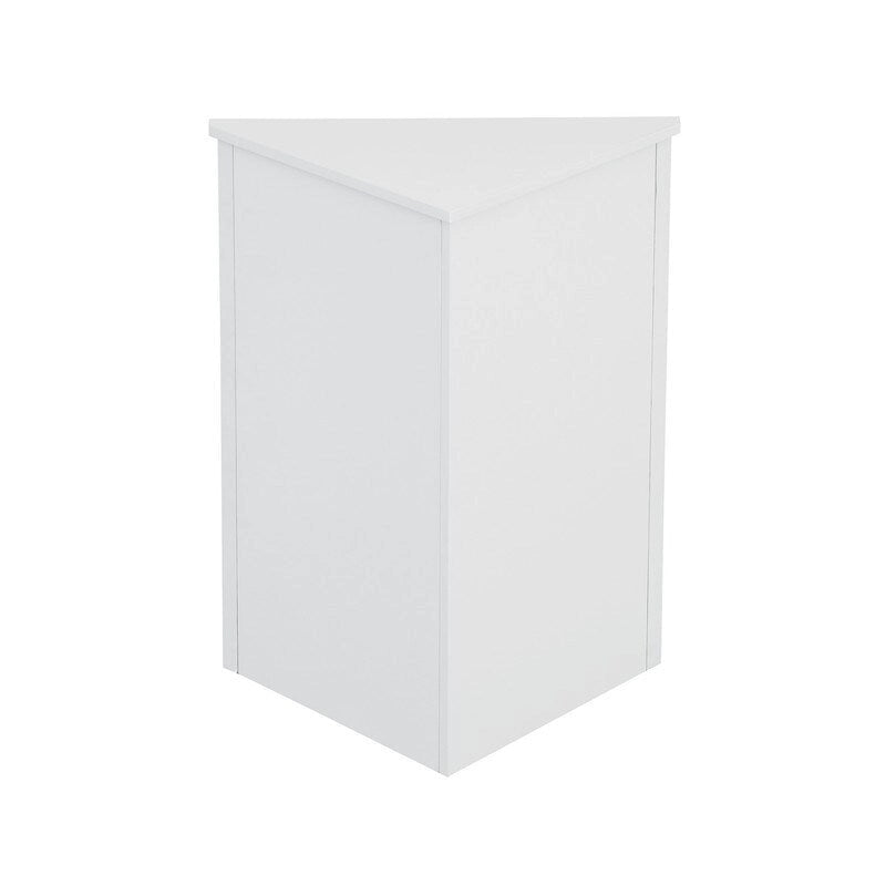 Corner Triangle Bathroom Storage Cabinet with Adjustable Shelves, Freestanding Floor Cabinet, Accent Cabinet for Living Room 17