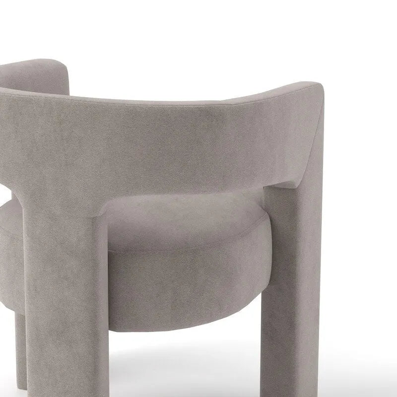 SEYNAR Modern Glam Velvet Upholstered Dining Chair, Open-Back Accent Chair 29