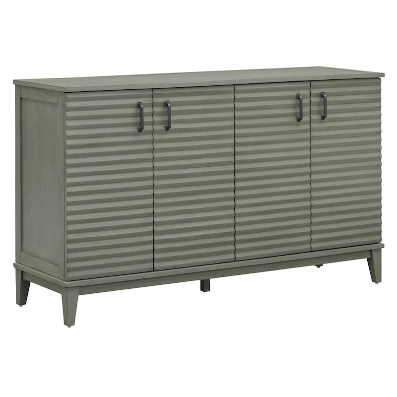 Sideboard with 4 Door Large Storage Buffet with Adjustable Shelves 11