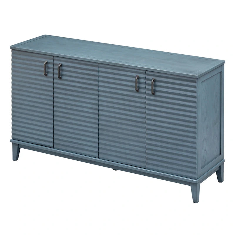 Sideboard with 4 Door Large Storage Buffet with Adjustable Shelves 25