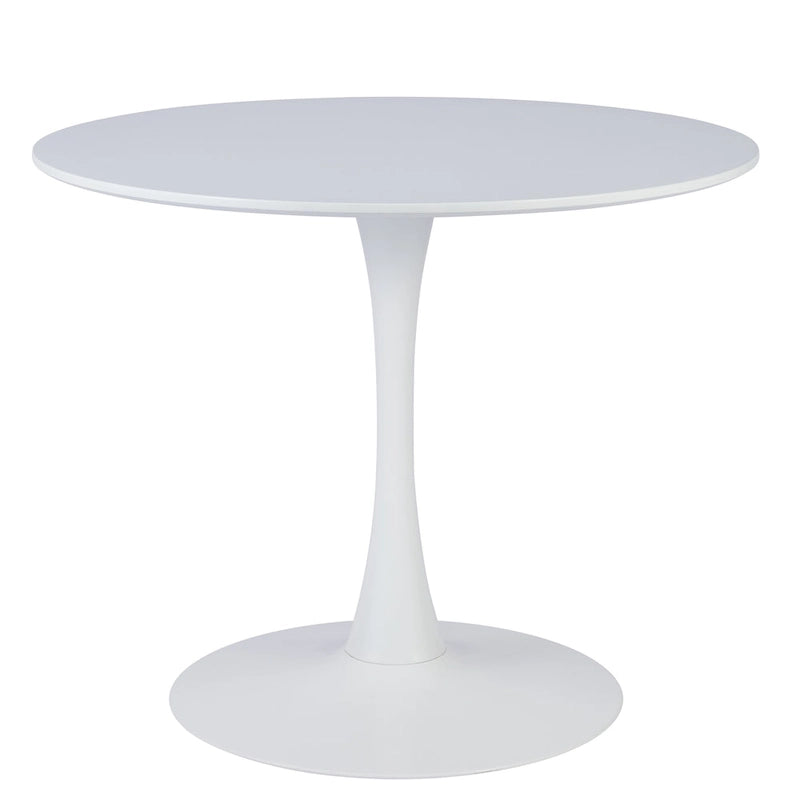 Mid-Century Modern Round Tulip Dining Table 8