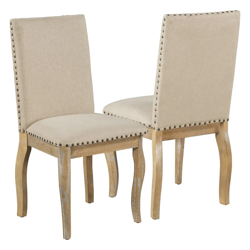 Set da pranzo da 5 pezzi con tavolo da pranzo rotondo allungabile e sedie 11