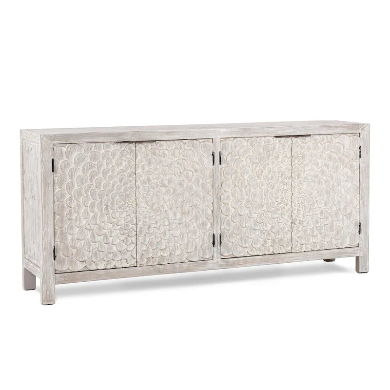 Classic Home Astrid 4-Door Sideboard Vintage Cream