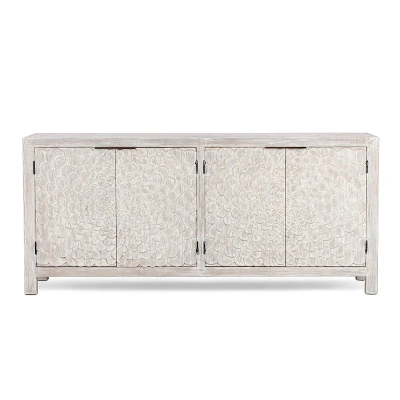 Classic Home Astrid 4-Door Sideboard Vintage Cream 3