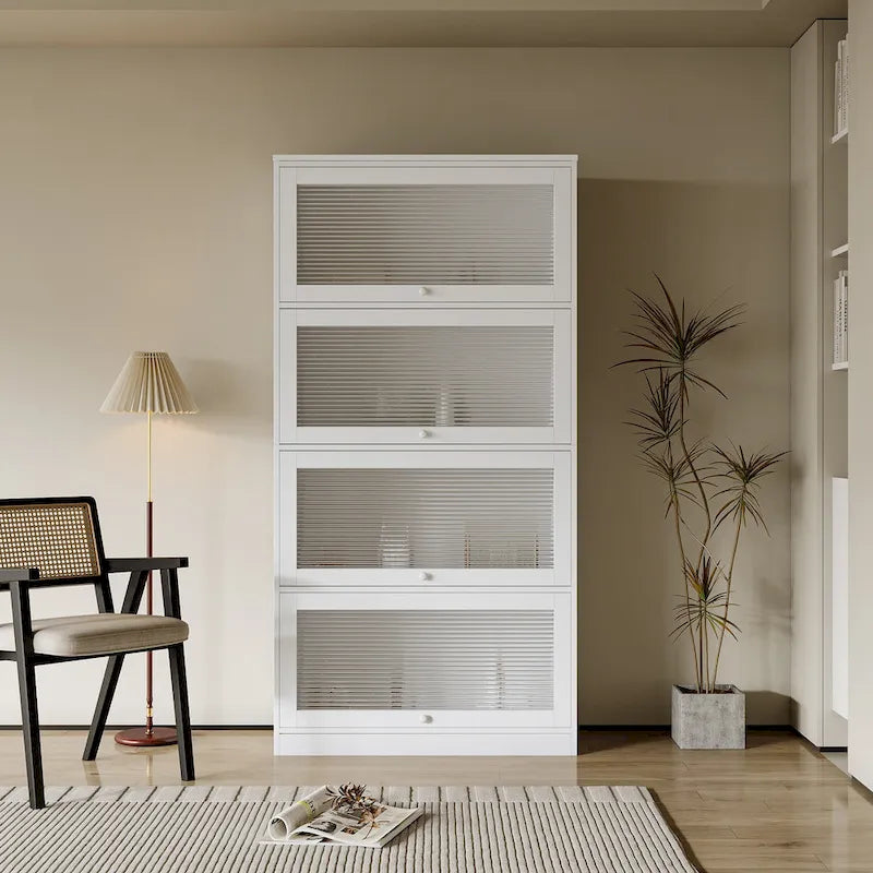 MM Glass Doors Office Storage Cabinet