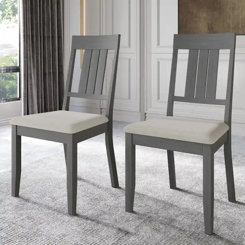 Set da pranzo in legno CraftPorch Classic da 5 pezzi 11