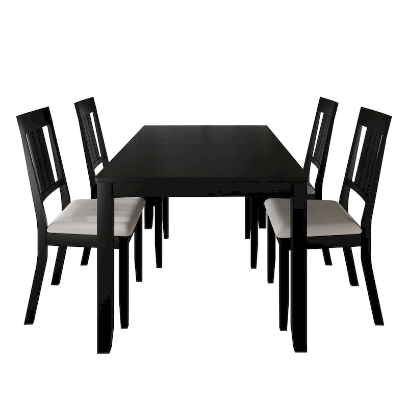 Set da pranzo in legno CraftPorch Classic da 5 pezzi 20