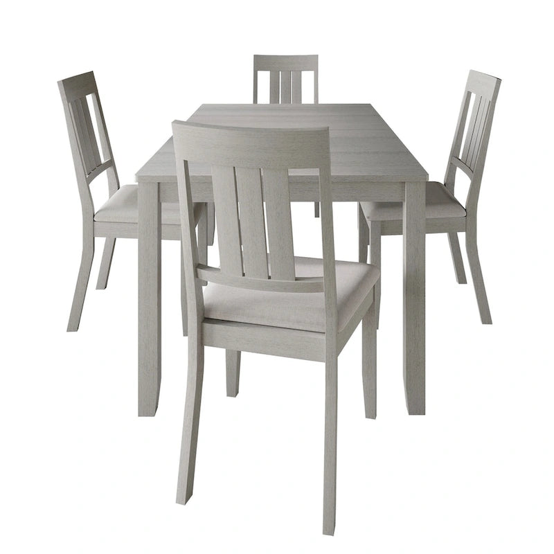 Set da pranzo in legno CraftPorch Classic da 5 pezzi 31
