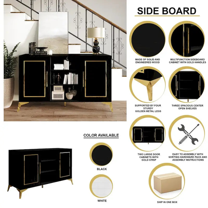 CraftPorch Contemporary Sideboard Cabinet 14