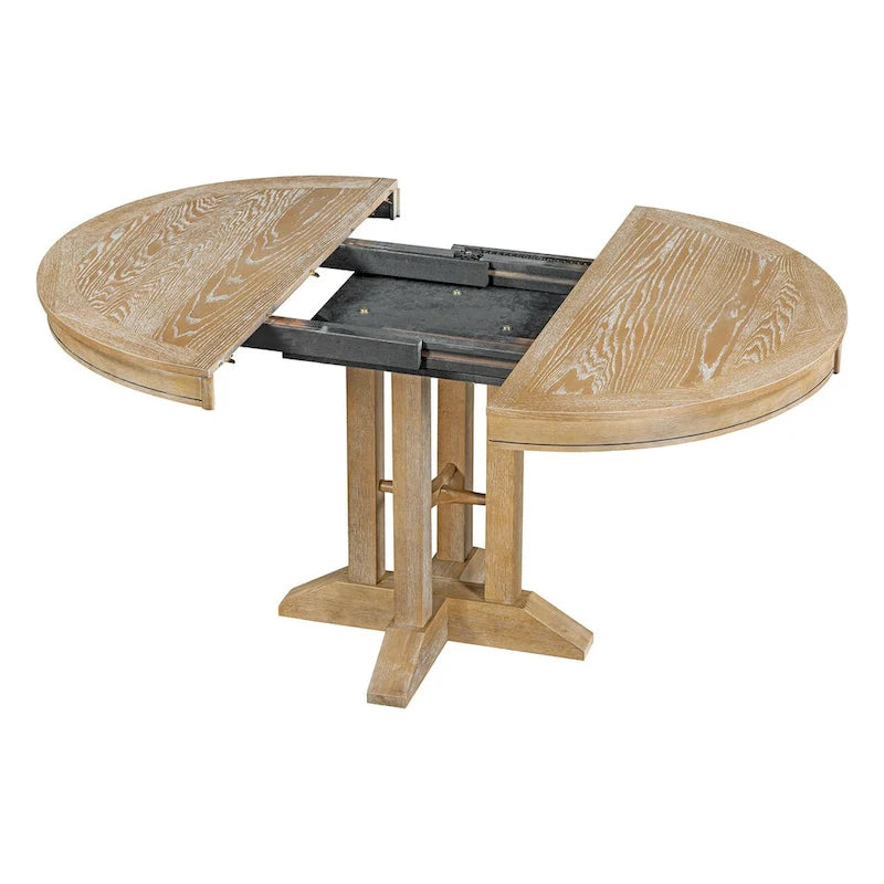 56 Dining Table Extendable Oval Table 9