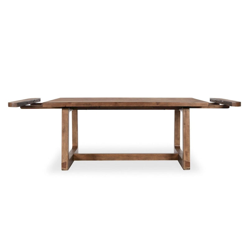 Classic Home Lyra 80-110 Extendable Dining Table in Smoke Brown - 80-110Wx39Dx30H 4