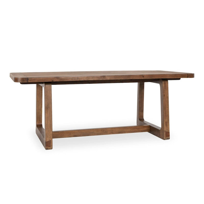 Classic Home Lyra 80-110 Extendable Dining Table in Smoke Brown - 80-110Wx39Dx30H 5