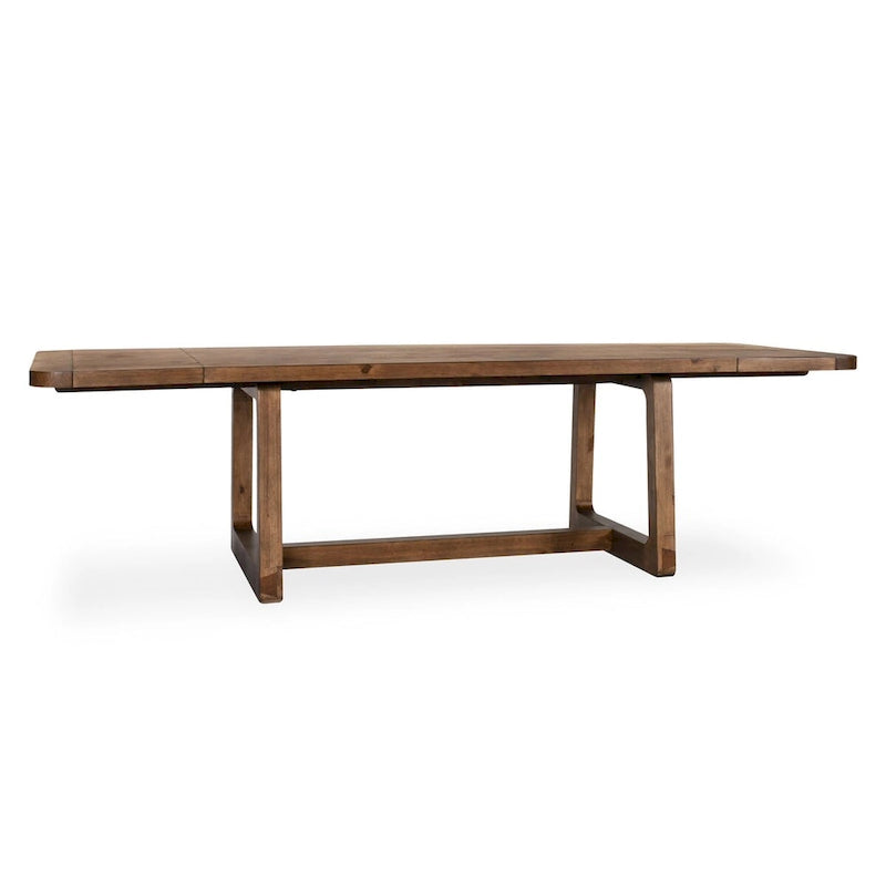 Classic Home Lyra 80-110 Extendable Dining Table in Smoke Brown - 80-110Wx39Dx30H 10