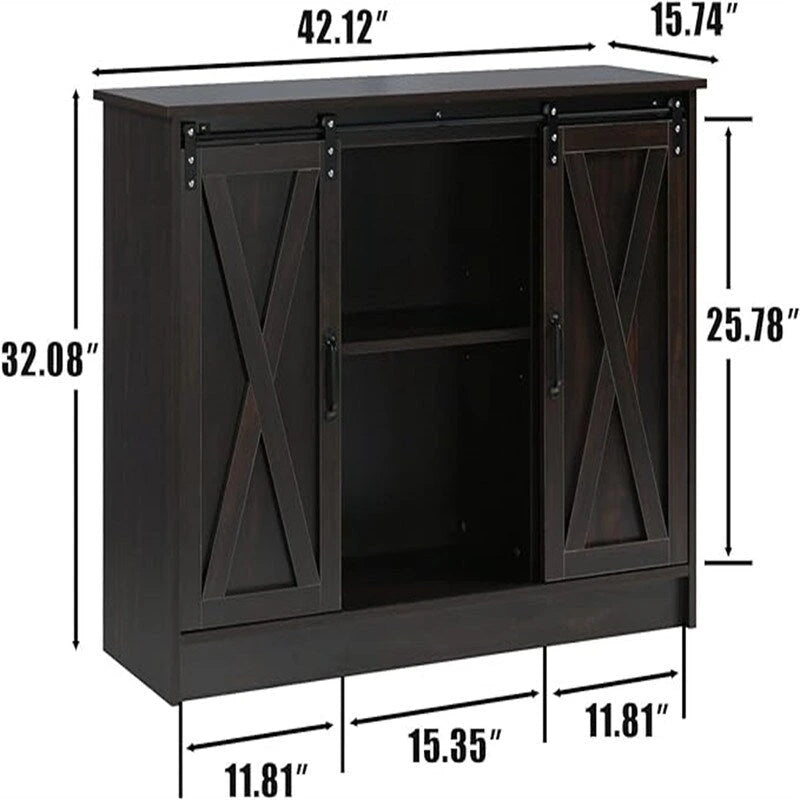 Mobile buffet - 39,9 P x 106,7 L x 81,3 A 3
