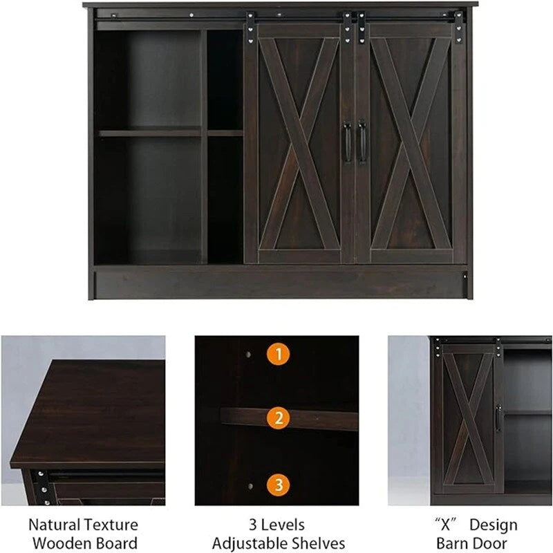 Mobile buffet - 39,9 P x 106,7 L x 81,3 A 4