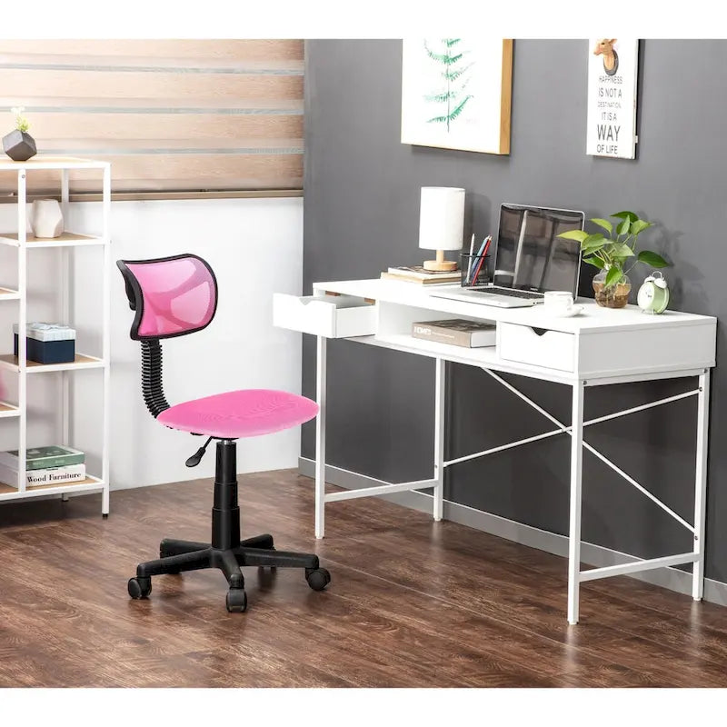 JJS 48' Writing Desk with Drawers, Contemporary Home Office Large Computer Laptop Workstation with Storage 12