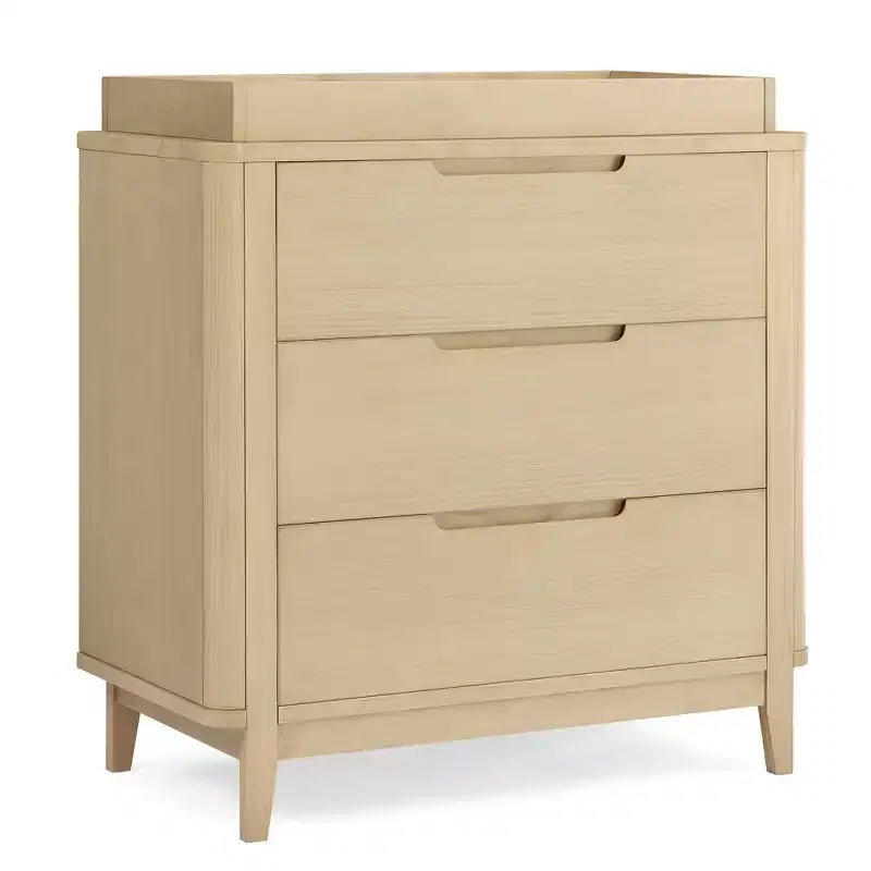 Delta Children Noah 3 Drawer Dresser with Changing Top and Interlocking Drawers