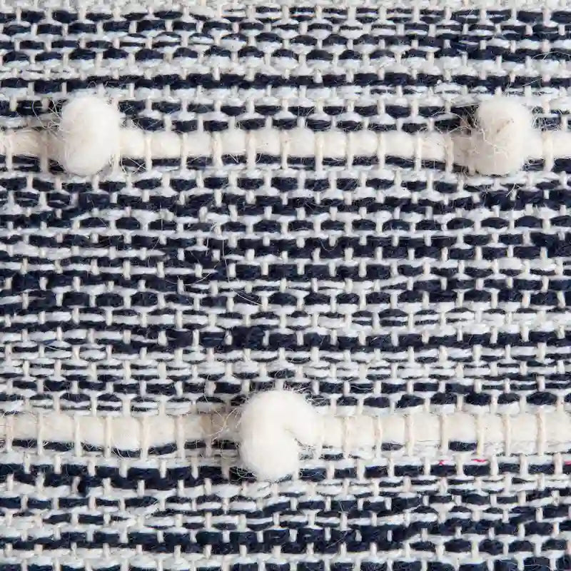 Jani Surin 22-inch Square Pouf Ottoman - Handmade Footrest for Living Room, Bedroom, Nursery, Kidsroom 15