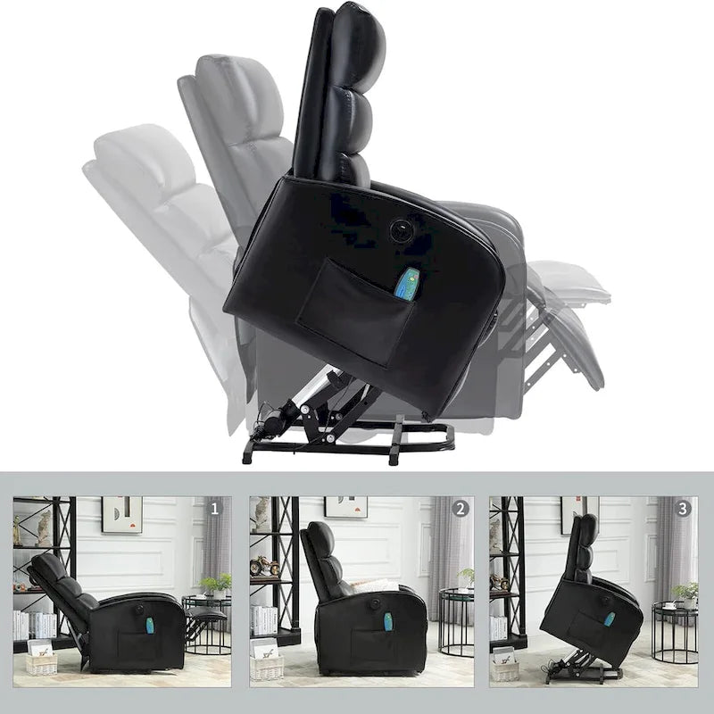 AVAWING Modern Power Lift Massage Chair Electric Recliner 3