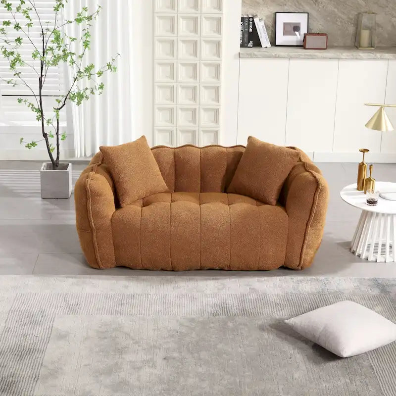Comfortable square recliner sofa 37
