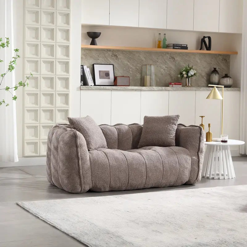 Comfortable square recliner sofa 4