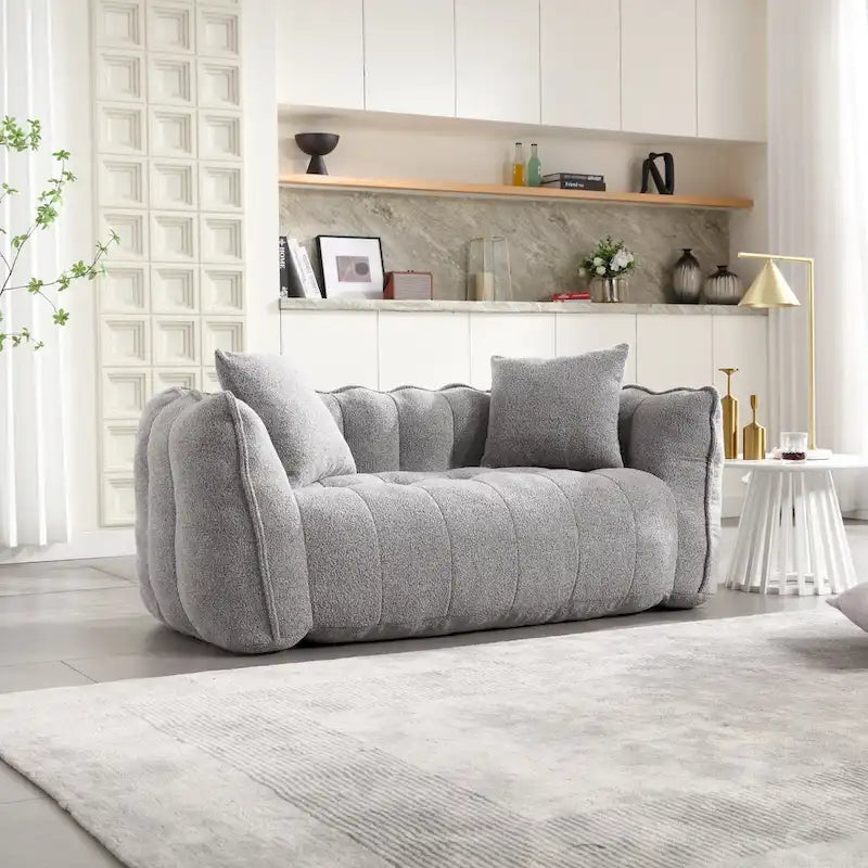 Comfortable square recliner sofa 5
