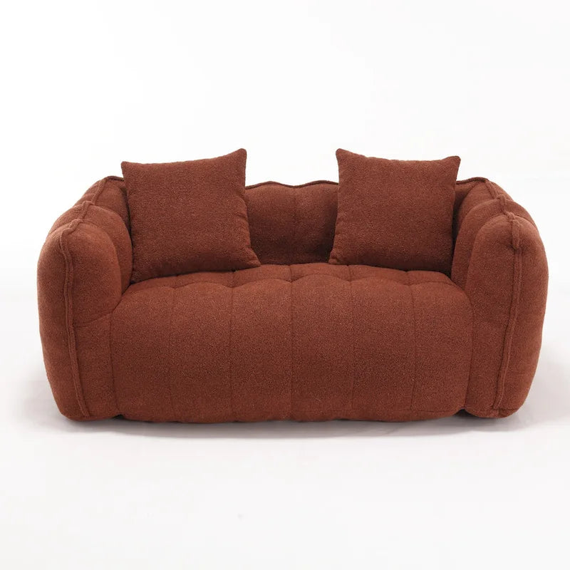 Comfortable square recliner sofa 6