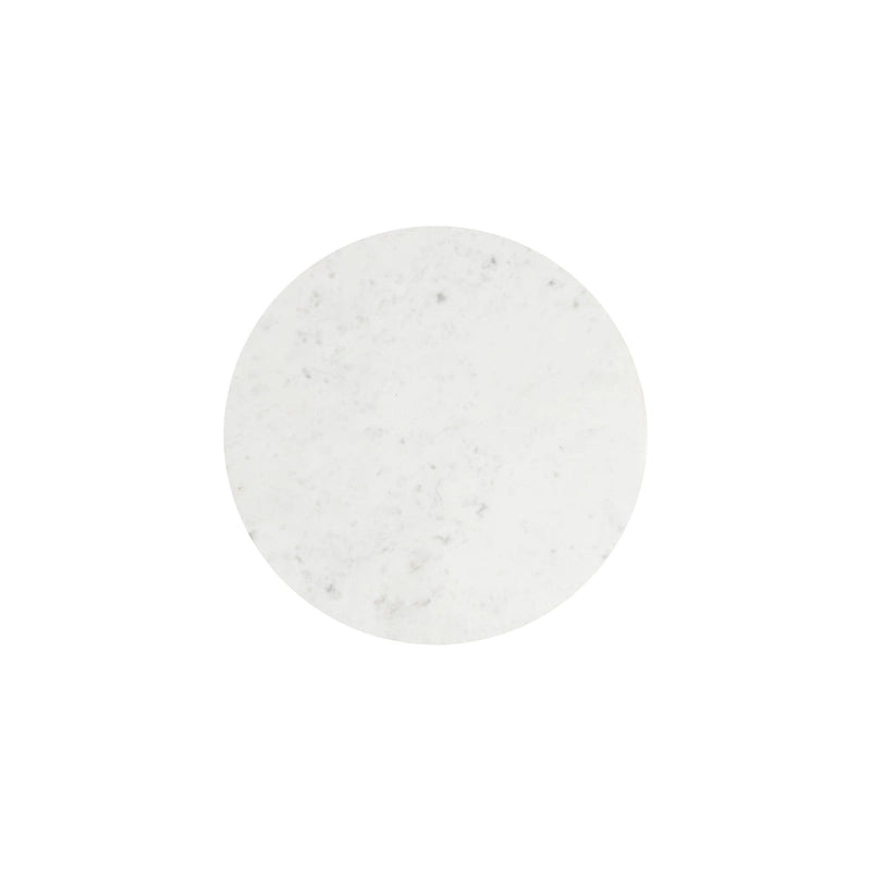 NILA Tavolino Nero con Top in Marmo Bianco, Accento Moderno per Soggiorno e Camera da Letto 7