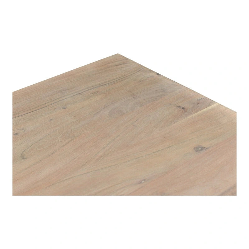 Aurelle Home Tina Modern Solid Acacia Wood Dining Table 3