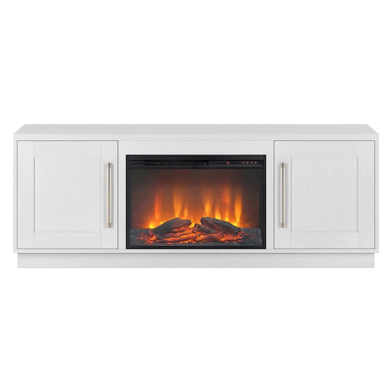 Tillman Rectangular TV Stand with Log Fireplace for TV's up to 75 5