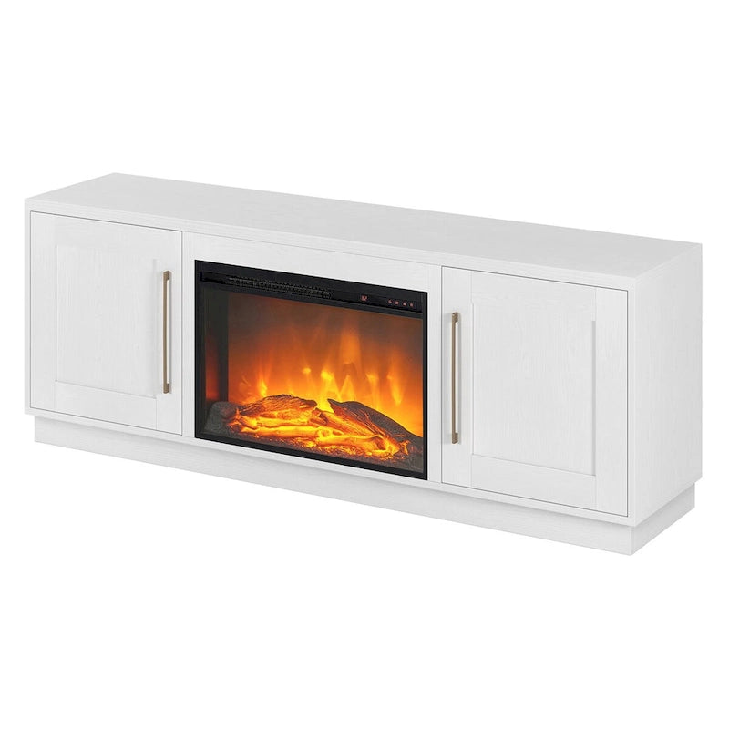 Tillman Rectangular TV Stand with Log Fireplace for TV's up to 75 6