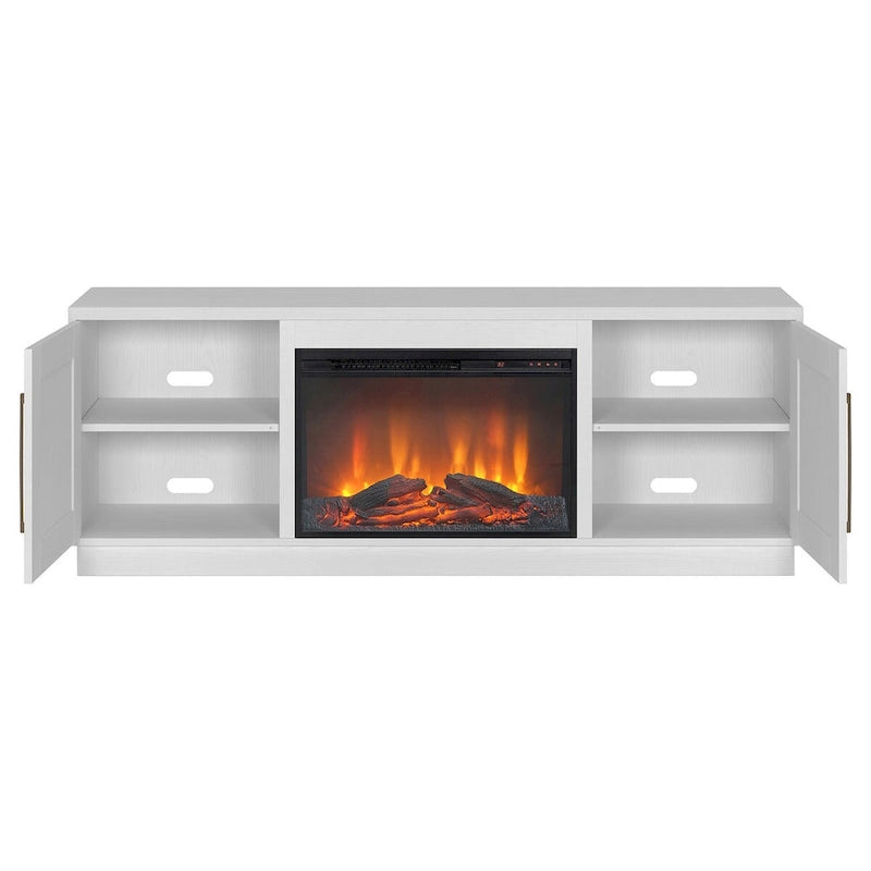Tillman Rectangular TV Stand with Log Fireplace for TV's up to 75 7