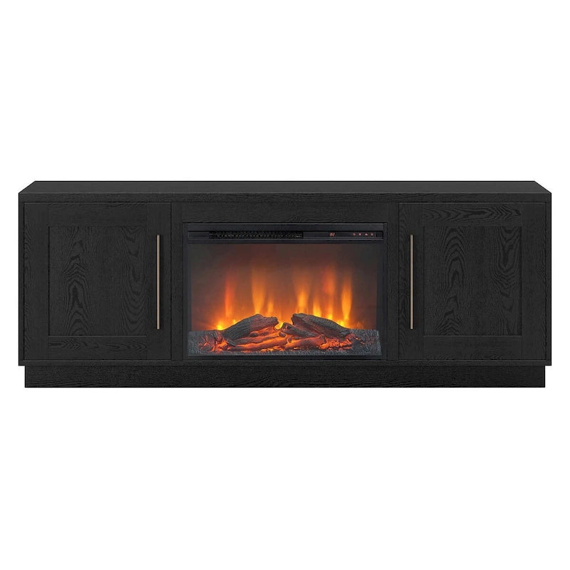 Tillman Rectangular TV Stand with Log Fireplace for TV's up to 75 14