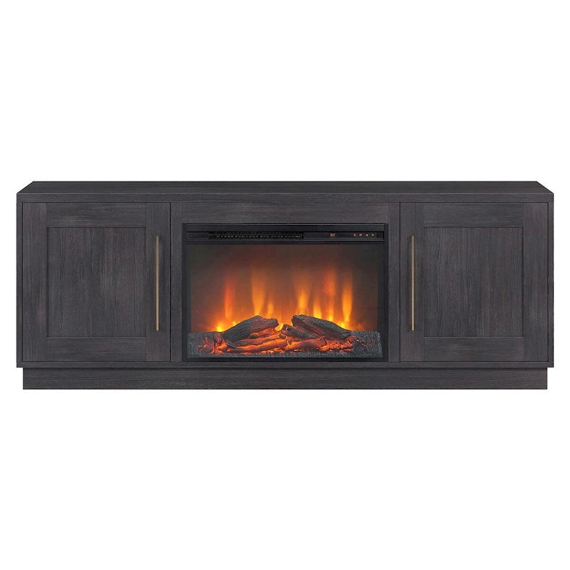 Tillman Rectangular TV Stand with Log Fireplace for TV's up to 75 23