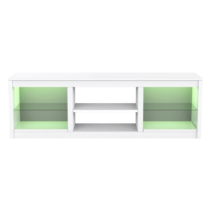 66 Modern RGB LED TV Stand Console Table for TV's up to 75 17