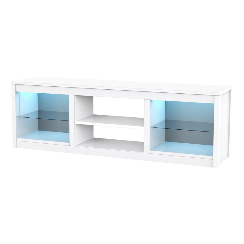 66 Modern RGB LED TV Stand Console Table for TV's up to 75 21