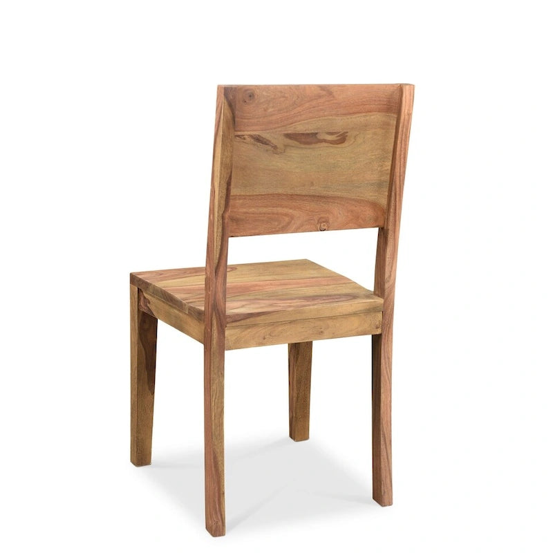 Raven Sheesham Wood Dining Chairs - set of 2 4