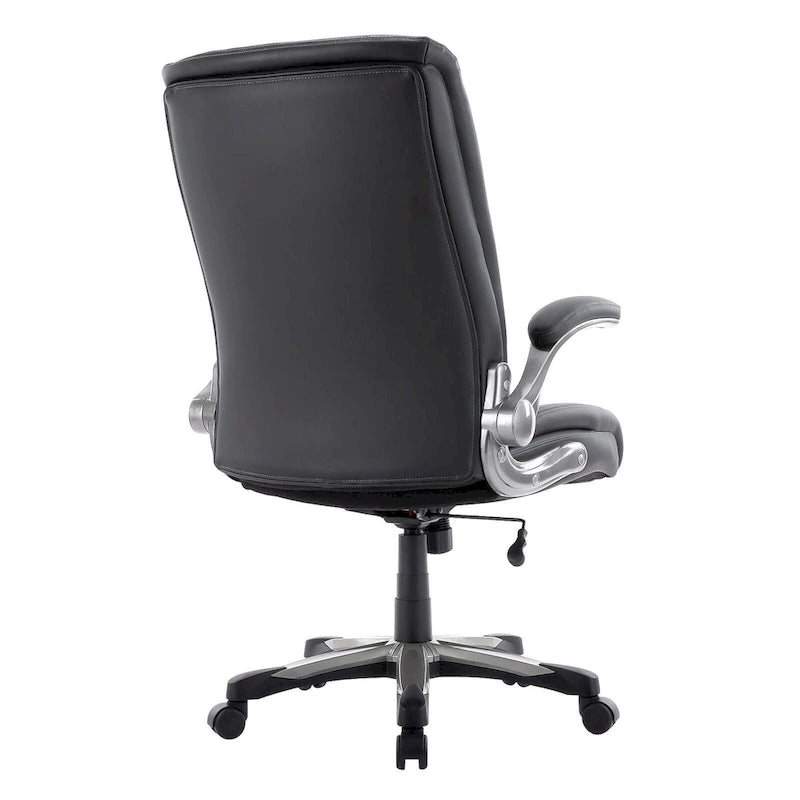 Large Heavy Duty High Back Executive Computer Office Desk Chair Flip-up Arms Wide Thick Seat for Home Office 400LBS 10