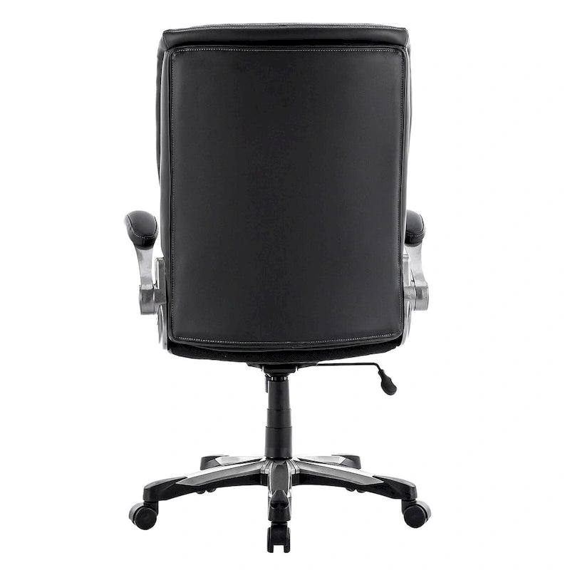 Large Heavy Duty High Back Executive Computer Office Desk Chair Flip-up Arms Wide Thick Seat for Home Office 400LBS 11
