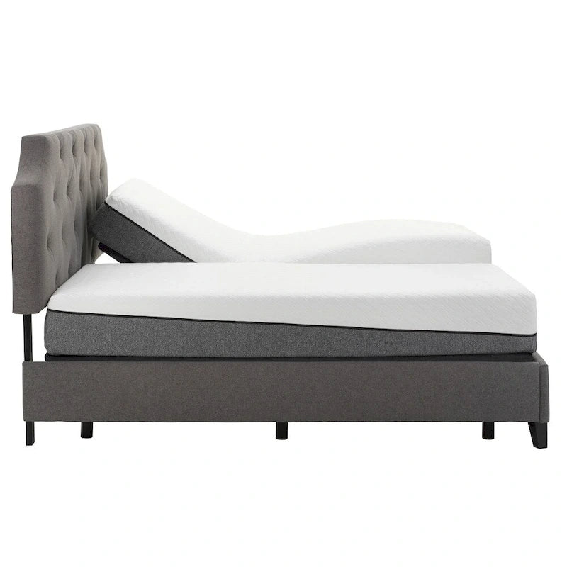 Sleep Zone Huntington 10-inch Memory Foam Mattress and Z150 Adjustable Base Set 3