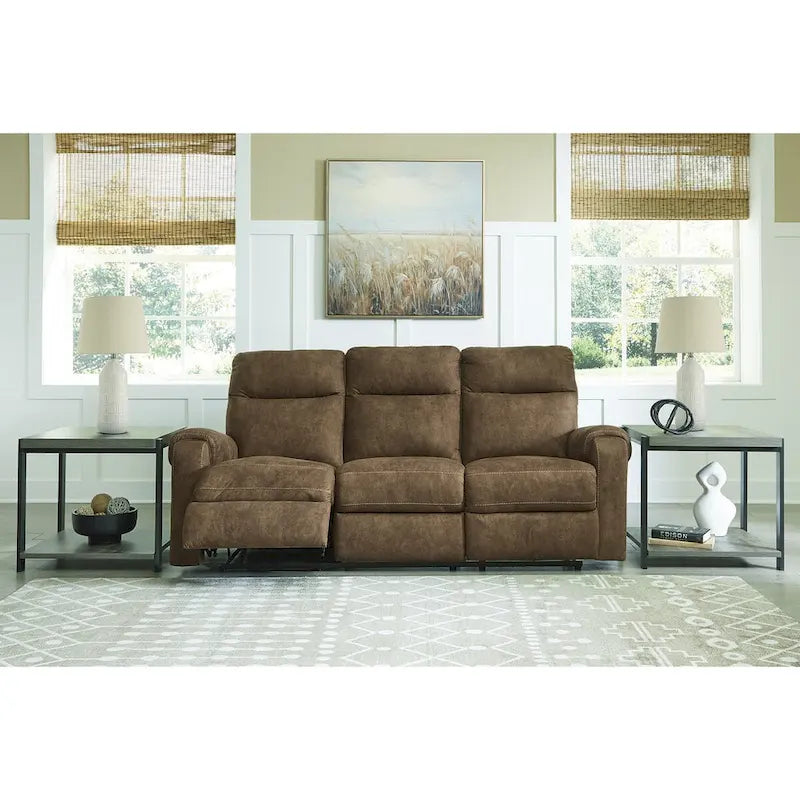Signature Design by Ashley Edenwold Brown Reclining Sofa - 86 W x 40 D x 40 H 7
