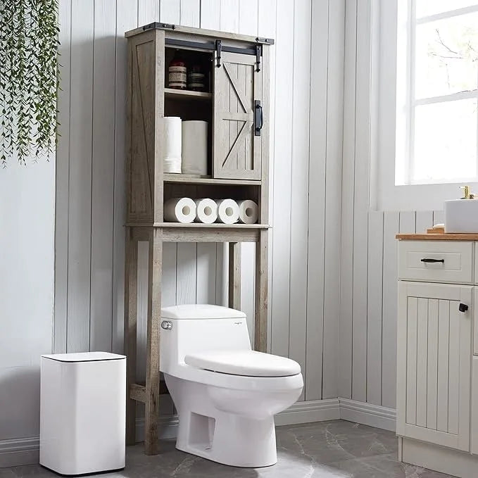 Farmhouse Over The Toilet Storage Cabinet, Cabinet Over Toilet 27